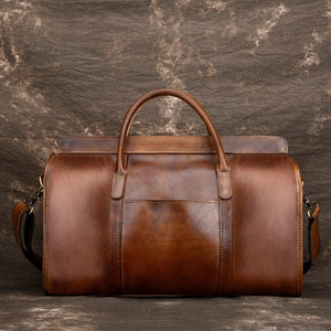 Genuine Leather Carry On Bag