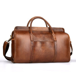 Genuine Leather Carry On Bag